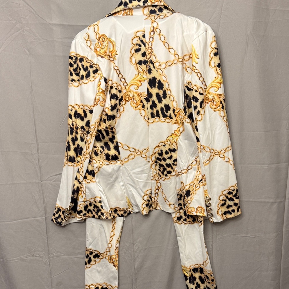 Leopard Print Women's Jumpsuit - Picture 15 of 15